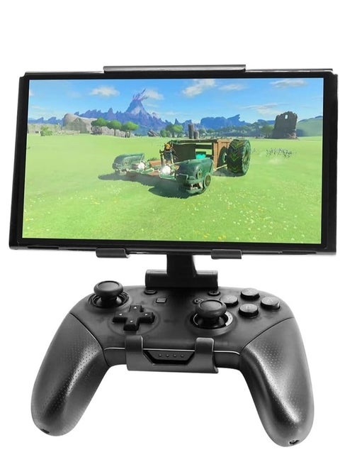 Switch Pro Controller Clip Mount Adjustable Switch Controller Clip Compatible with Switch/OLED/Lite Switch Pro Controller Clip Mount Clip Clamp Holder Mount