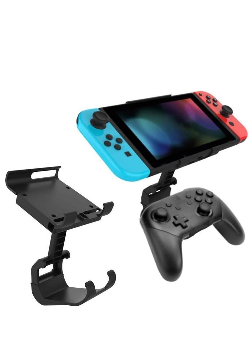 Switch Pro Controller Clip Mount Adjustable Switch Controller Clip Compatible with Switch/OLED/Lite Switch Pro Controller Clip Mount Clip Clamp Holder Mount