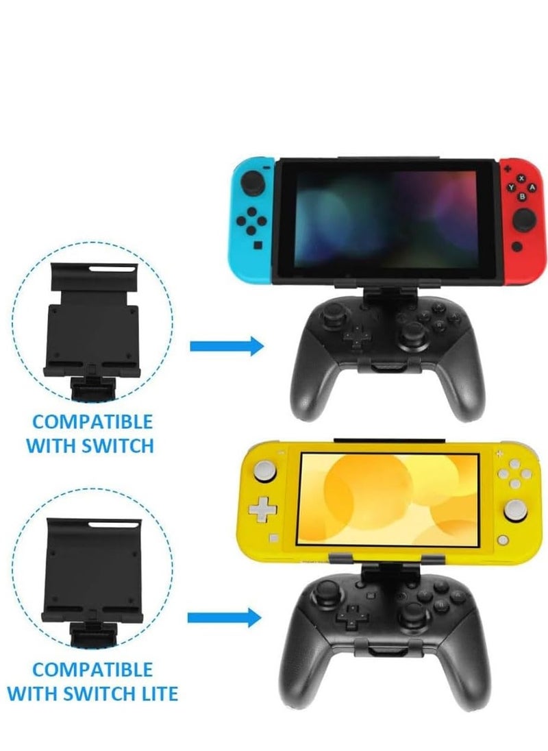 Switch Pro Controller Clip Mount Adjustable Switch Controller Clip Compatible with Switch/OLED/Lite Switch Pro Controller Clip Mount Clip Clamp Holder Mount