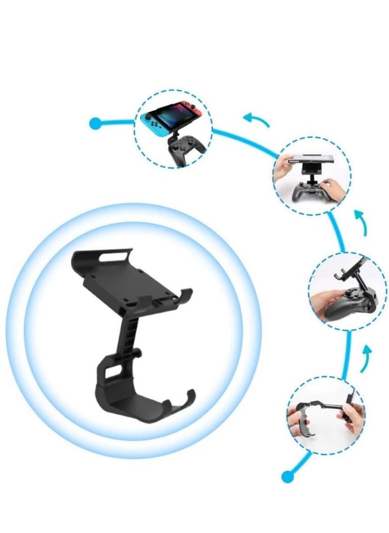Switch Pro Controller Clip Mount Adjustable Switch Controller Clip Compatible with Switch/OLED/Lite Switch Pro Controller Clip Mount Clip Clamp Holder Mount