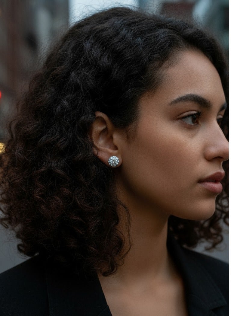 أقراط لطيف أقراط كريستال - Image 2