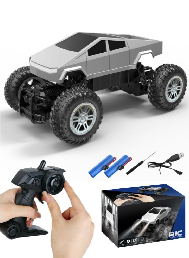 لولكس سيارة تحكم عن بعد صغيرة عالية السرعة 1:18 للأراضي الوعرة، بتردد 2.4 ج، مصممة للتكيف مع إعداد مقاومة الصدمات لمختلف الأقسام، بإطارات مطاطية كبيرة، مع بطاريتين يمكن تبديلهما في أي وقت. - Image 1