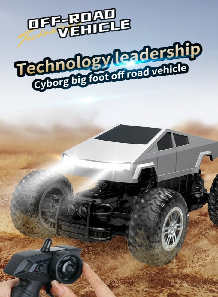لولكس سيارة تحكم عن بعد صغيرة عالية السرعة 1:18 للأراضي الوعرة، بتردد 2.4 ج، مصممة للتكيف مع إعداد مقاومة الصدمات لمختلف الأقسام، بإطارات مطاطية كبيرة، مع بطاريتين يمكن تبديلهما في أي وقت. - Image 2