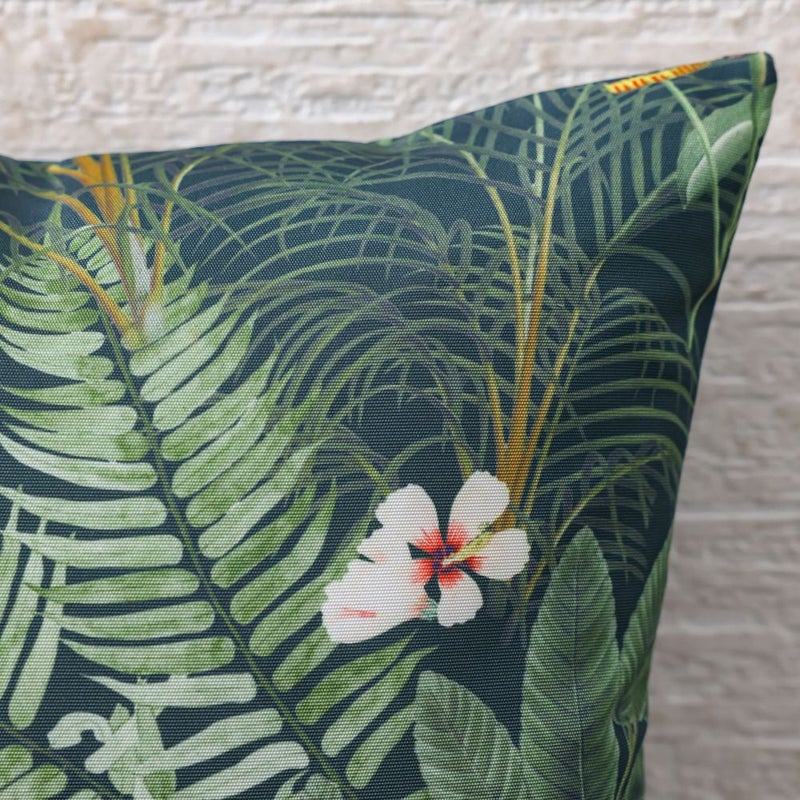 DANUBE HOME Toss Pillow With Zipper Without Piping 45X45Cm - Wild Leopard, Multicolour, Wild Patterned Toss Pillow, 100% Polyester Fabric, For Outdoor Chairs - Image 2
