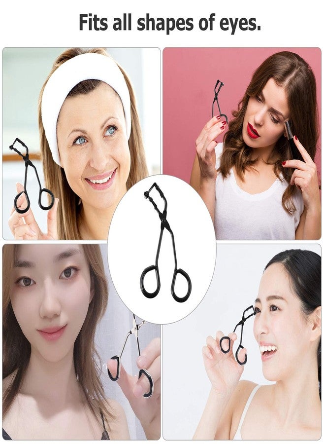 Beaupretty Eyelash Clip Set - 6Pcs Portable Silicone Eyelash Curlers for Women Travel-Friendly Design Lightweight & Durable Makeup Tools - Image 2