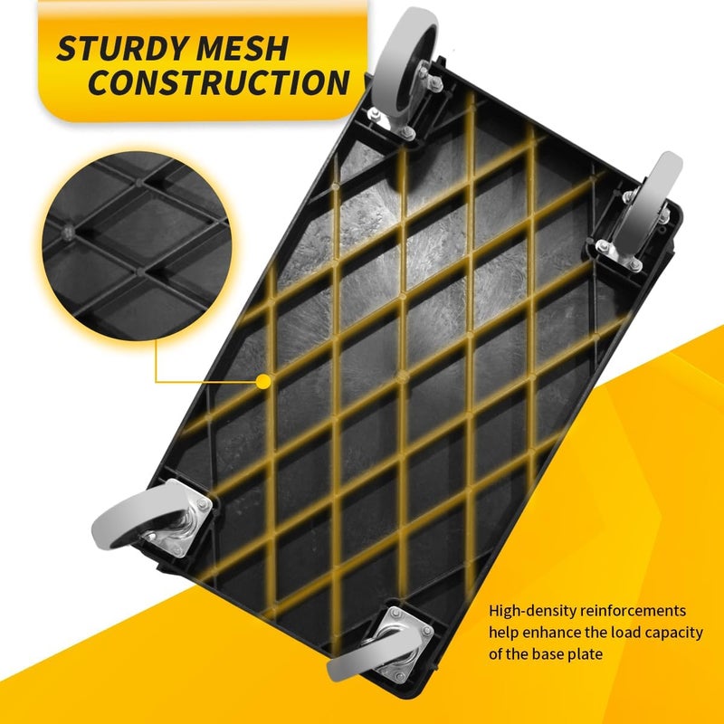 Maxworks عربة خدمة ماكس ووركس 80855 بقدرة 500 رطل مع صينيتين وعجلات بأبعاد إجمالية 30 بوصة × 16 بوصة - Image 4