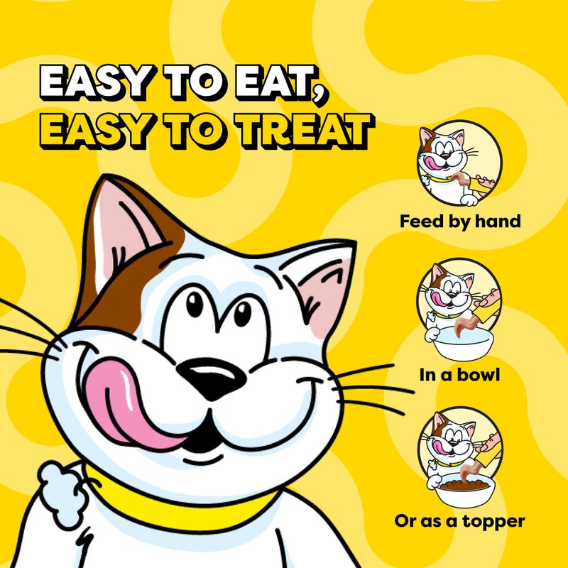 Temptations Creamy Puree Squeezable Lickable Cat Treats, Wet Cat Treats with Chicken, 0.42 oz. Tubes, 16 Count - Image 5