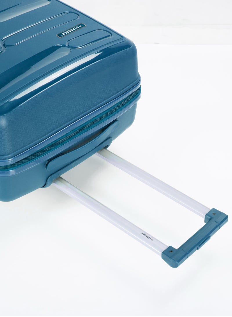 Stargold حقيبة سفر ترولي من البولي بروبلين ذات الجوانب الصلبة، مجموعة من 3 قطع مع قفل TSA - Image 4