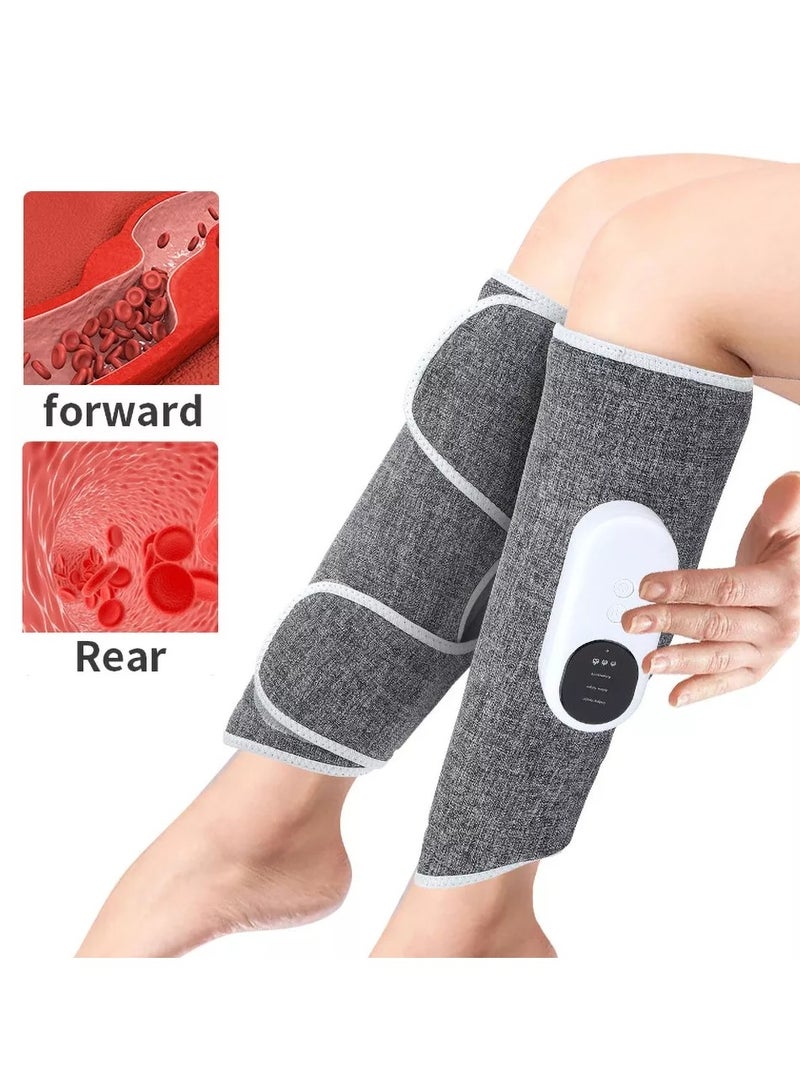 Electric Leg Massager Leg Shaping Wireless Air Compression Heating Calf Massager with 3 Modes 2 Intensities Arm Body Circulation Muscle Relaxation Varicose Veins Physiotherapy (1 pcs) - Image 1
