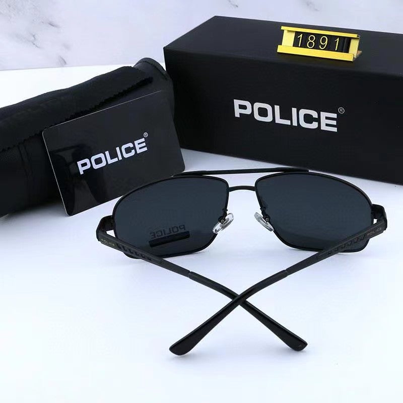 POLICE Polarized Sport Sunglasses for Men Driving Fishing Running with UV 400 Protection Sun Glasses with Tea-Frame Grey Lenses - Image 4