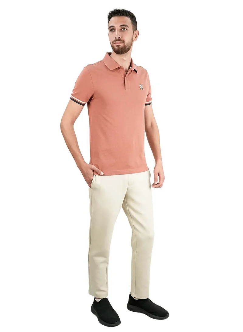 جيوردانو بولو رجالي للأداء: بيكيه كلاسيكي، ياقة مخططة، تفاصيل مطرزة