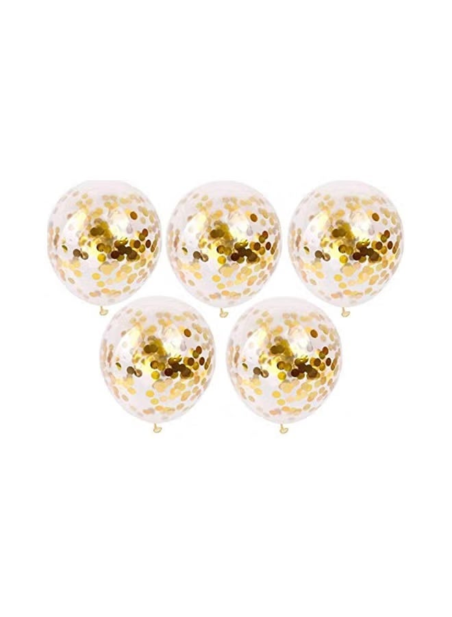 Sharpdo Chrome Metallic Gold Balloon For Happy Birthday Party Baby Shower Wedding Decoration - Image 3