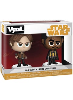 Funko VYNL: Star Wars Han Solo and Lando Calrissian Collectable Vinyl Figure, 31849, 3.75 Inch, Pack of 2  - Image 2