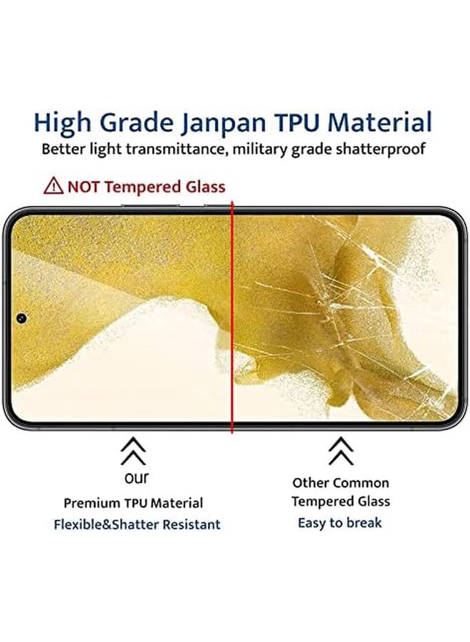 إيروريكس مجموعة من 3 قطع لحماية شاشة الخصوصية لهاتف Samsung S22، طبقة TPU مرنة رقيقة للغاية، شاشة بديلة ناعمة مضادة للتجسس، طبقة حماية شاشة مضادة للتجسس لهاتف Samsung S22 - Image 5