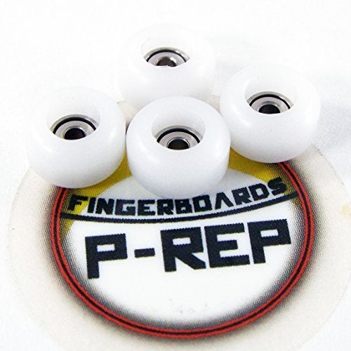 PREP P-REP Fingerboard CNC Lathed Bearing Wheels - White - Image 1