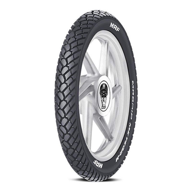 MRF Mogrip Meteor-M 80/100-18 54P Tubeless Bike Tyre, Rear - Image 4