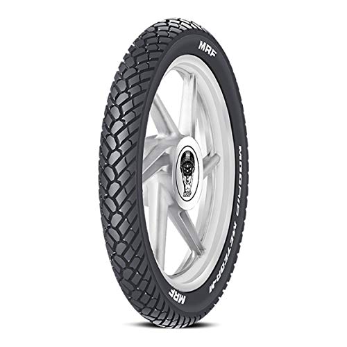MRF Mogrip Meteor-M 80/100-18 54P Tubeless Bike Tyre, Rear - Image 1