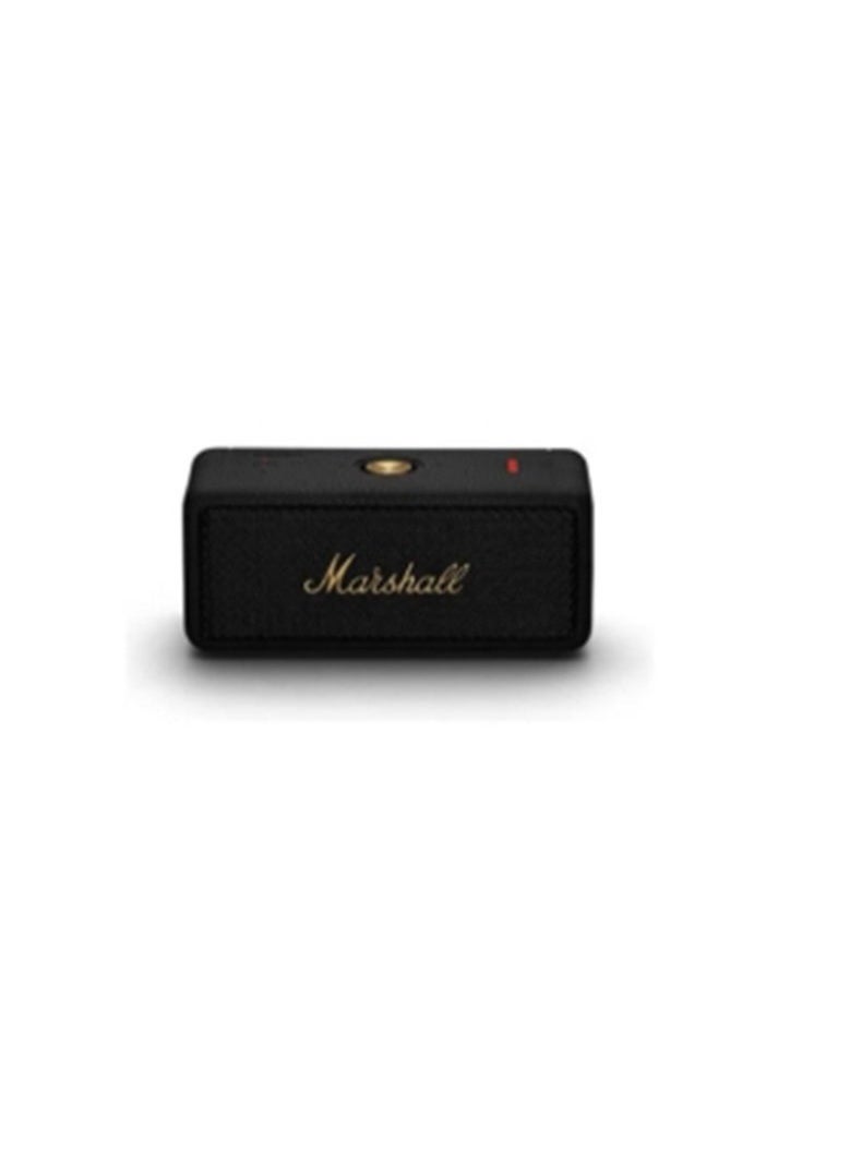 Marshall - Emberton II Portable Bluetooth Speaker - Black and Brass - Image 1
