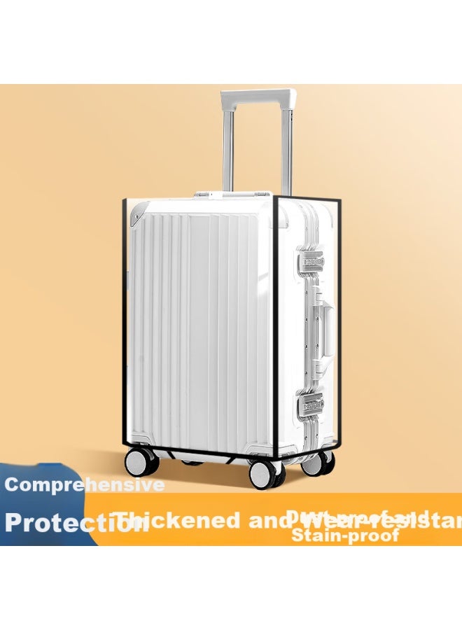 Right Away 28-inch Luggage Protective Cover Dust-proof Cover Rain-proof Waterproof Bag Thickened Luggage Bag For Boarding Check-in - Image 1