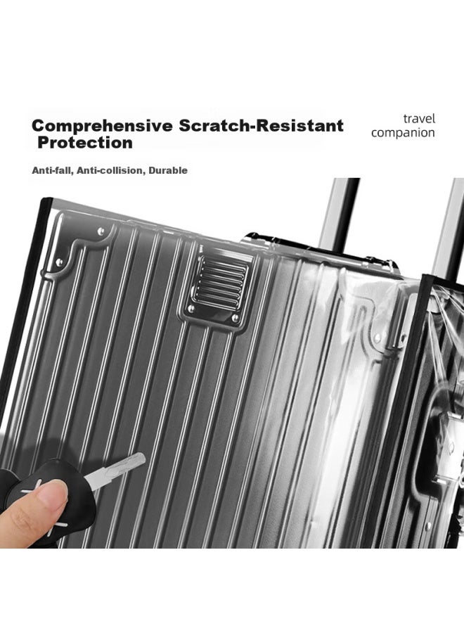Right Away 28-inch Luggage Protective Cover Dust-proof Cover Rain-proof Waterproof Bag Thickened Luggage Bag For Boarding Check-in - Image 2