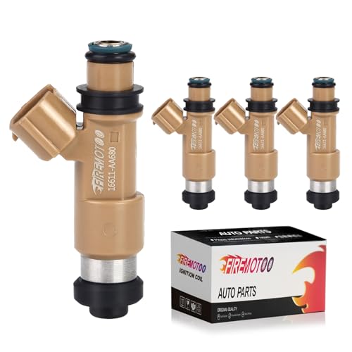 FIREMOTOO Fuel Injectors Pack of 4 12 Holes Compatible with Subaru Impreza 20052011 Forester 20052010 for Saab 92X 20052006 25L - Image 1