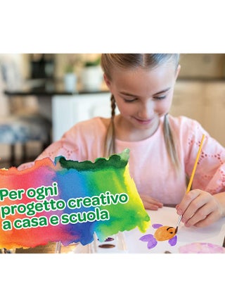 Watercolour Paint Set for Kids – 12 Washable Paints with Brush & Lockable Palette | Non-Toxic Art Supplies for Painting, School & Creative Activities - view 5