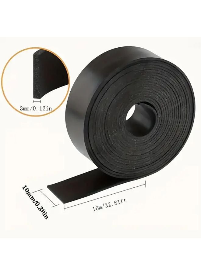 Chloroprene Rubber Foam Strip 10m Length Sealing Gasket Pad For Vibration Soundproof - Image 4