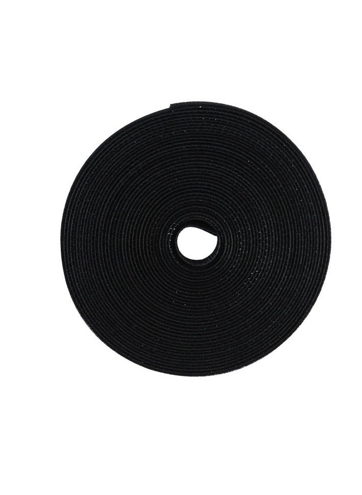 1 Roll Of 5meter Tearable Data Cable Storage Back-to-back Tie Nylon Self-adhesive Hook And Loop Plant Strap Multi-purpose Strap