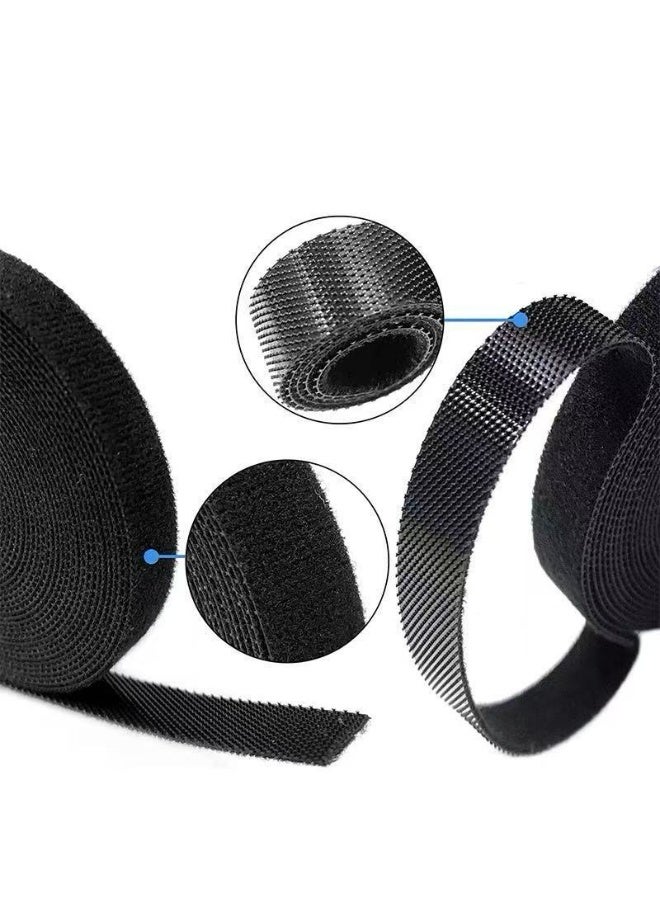 1 Roll Of 5meter Tearable Data Cable Storage Back-to-back Tie Nylon Self-adhesive Hook And Loop Plant Strap Multi-purpose Strap - Image 2