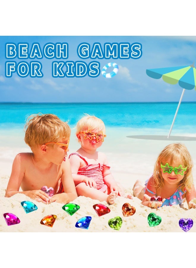 OSHIMA 16PCS Diving Gem Pool Toys, Gems Diving Training Sink Toys Beach Toys, Summer Pool Divings Swimming Toys for Kids, Fun Swim Games Sinking Set for Swimming Seaside Divings Outdoor Activities - Image 5