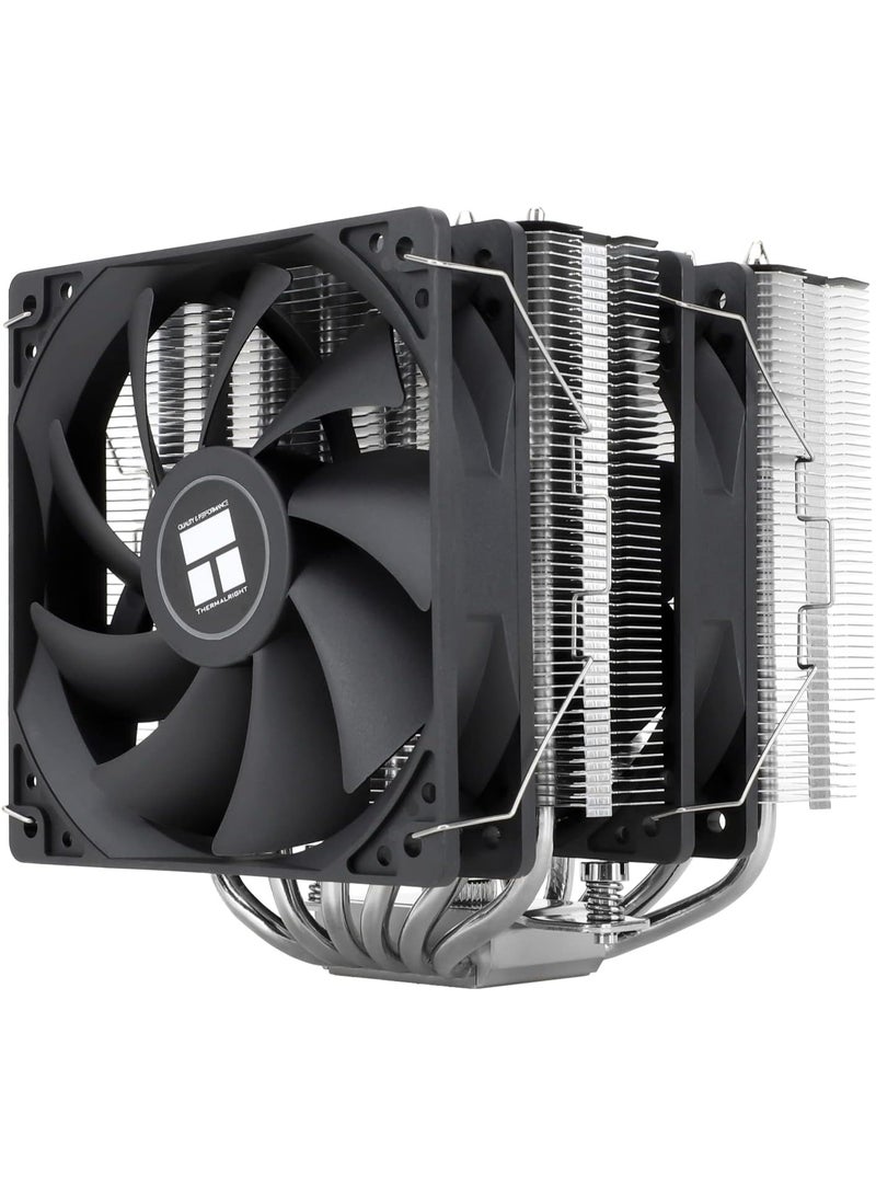 ثيرمالرايت مبرد المعالج Thermalright Peerless Assassin 120 SE، مزود بستة أنابيب حرارية بتقنية AGHP، ومروحتين PWM مقاس 120 مم، وسرعة 1550 دورة في الدقيقة، متوافق مع معالجات AMD: AM4 AM5/Intel LGA 1700/1150/1151/1200/1851، مبرد كمبيوتر - Image 4