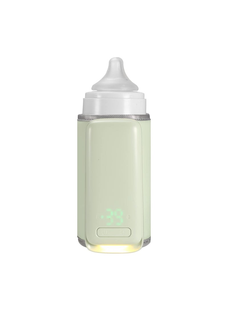 Portable Wireless Baby Bottle Warmer - Rechargeable USB Battery-Powered Heating Bag with Sterilizing Function for Travel, Keeps and Heats Baby Food Jars Efficiently. - Image 1
