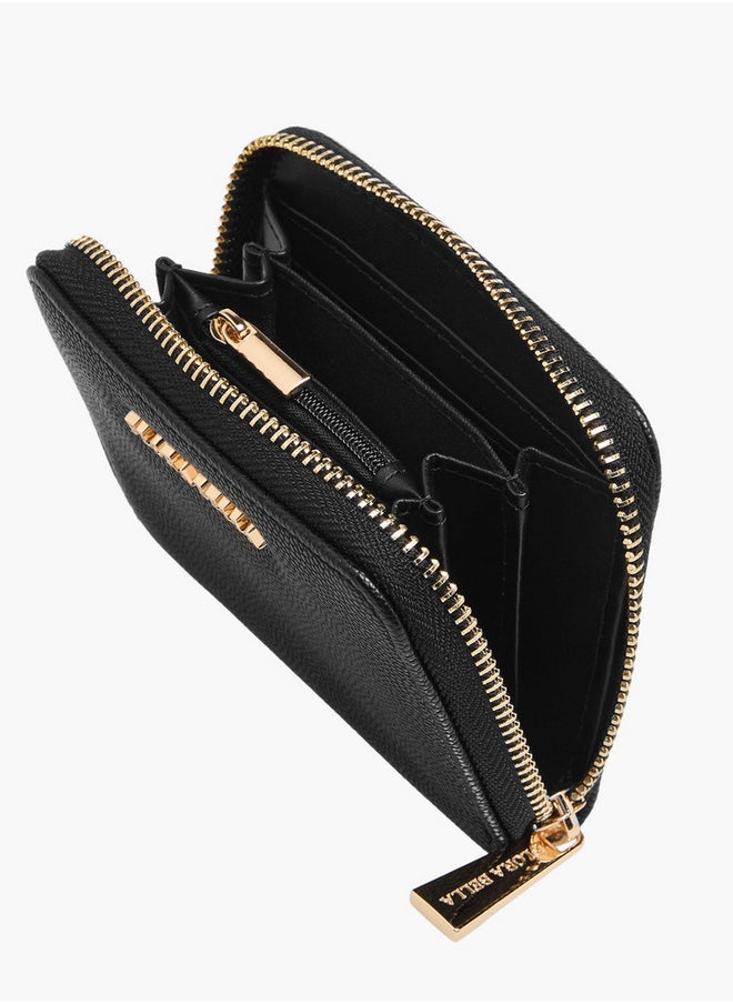 Flora Bella By Shoexpress Textured Zip Around Wallet  - Image 5