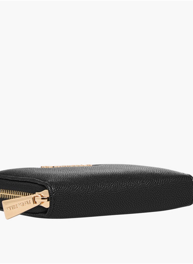 Flora Bella By Shoexpress Textured Zip Around Wallet  - Image 4