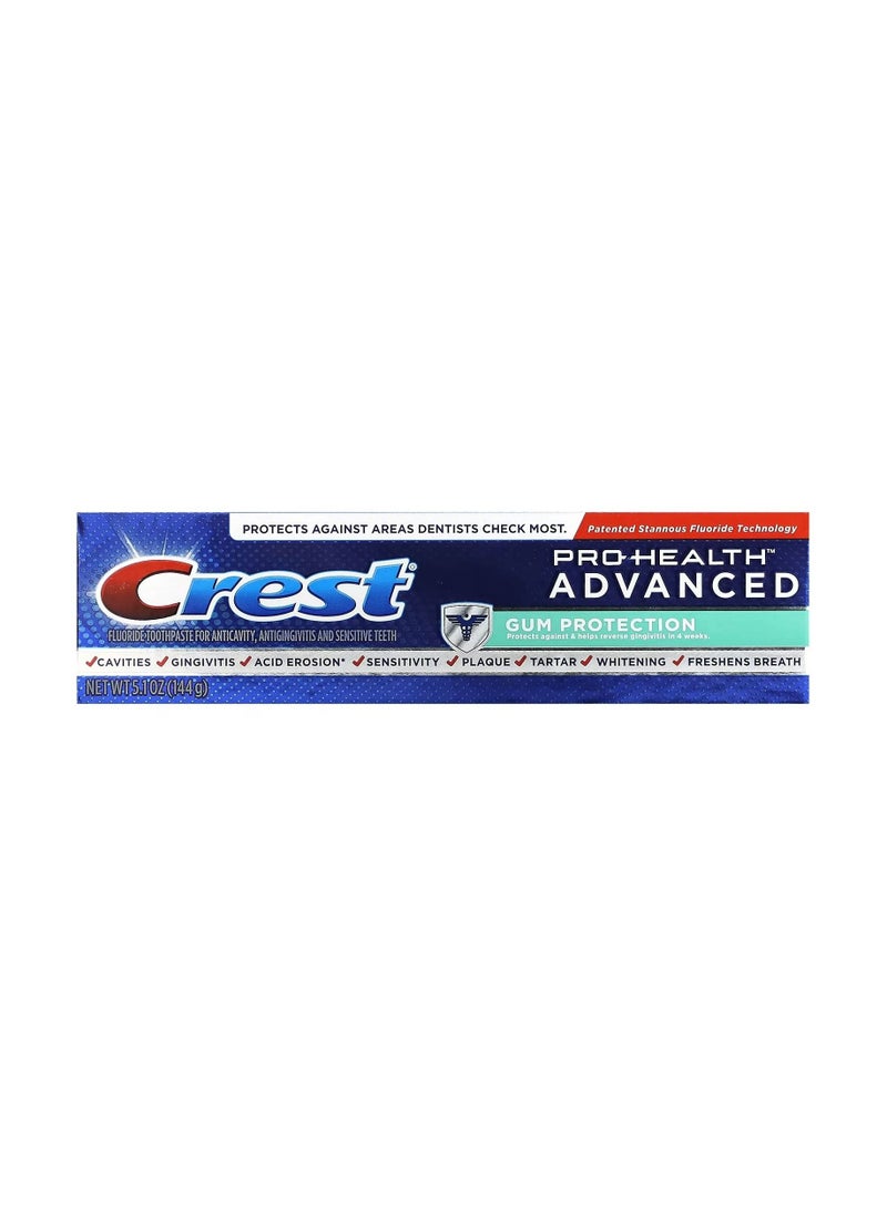 Crest Advanced Gum Protection Fluoride Toothpaste 5.1 oz 144 g 