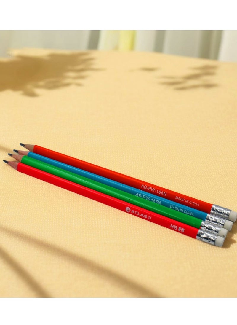 ATLAS 30-Piece Neon HB Pencils  - Image 2