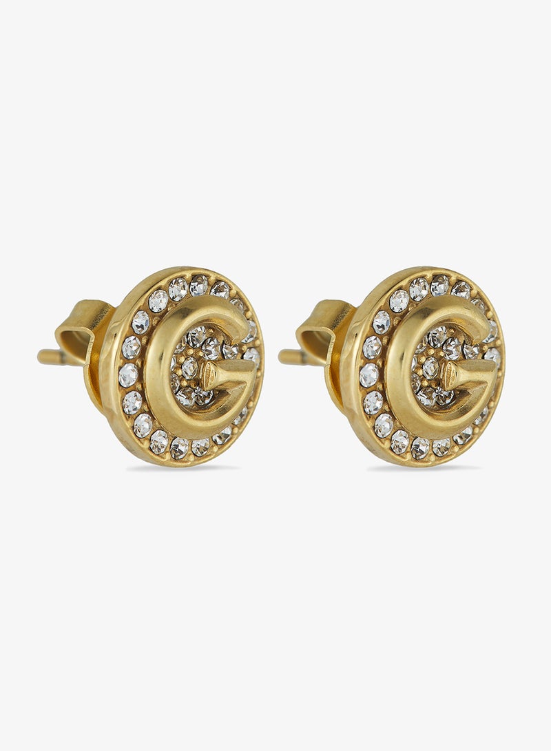 GUESS Iconique Non-Logo Earrings - Image 1