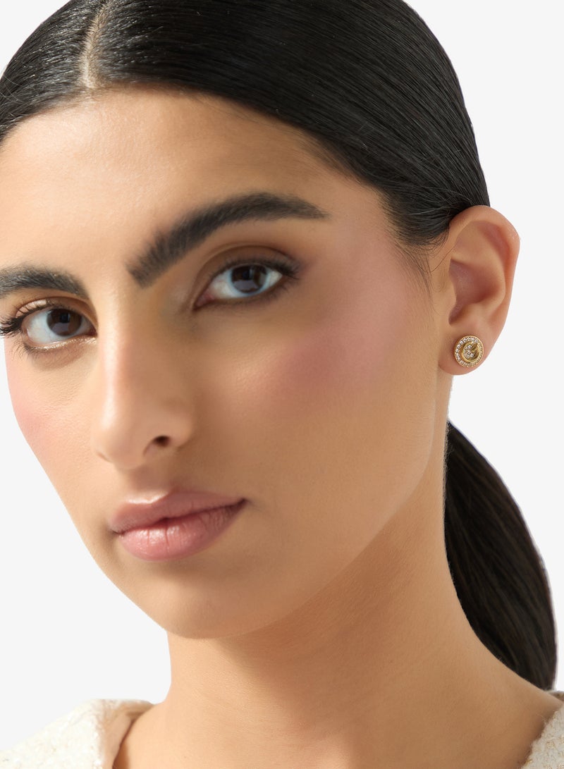 GUESS Iconique Non-Logo Earrings - Image 4