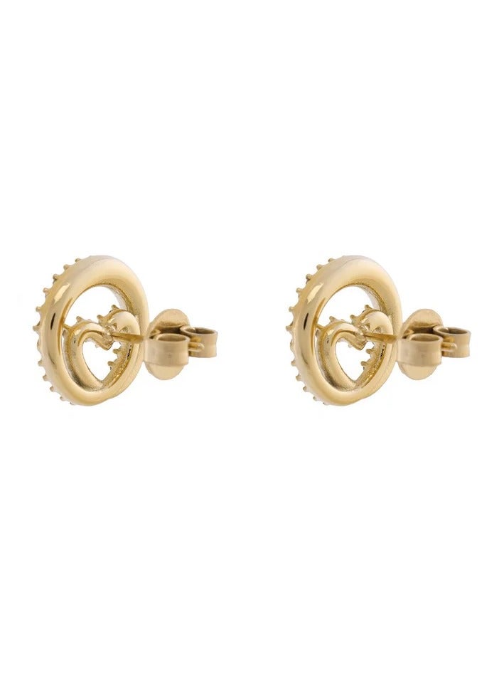 جس أقراط أيقونية بدون شعار - Image 2