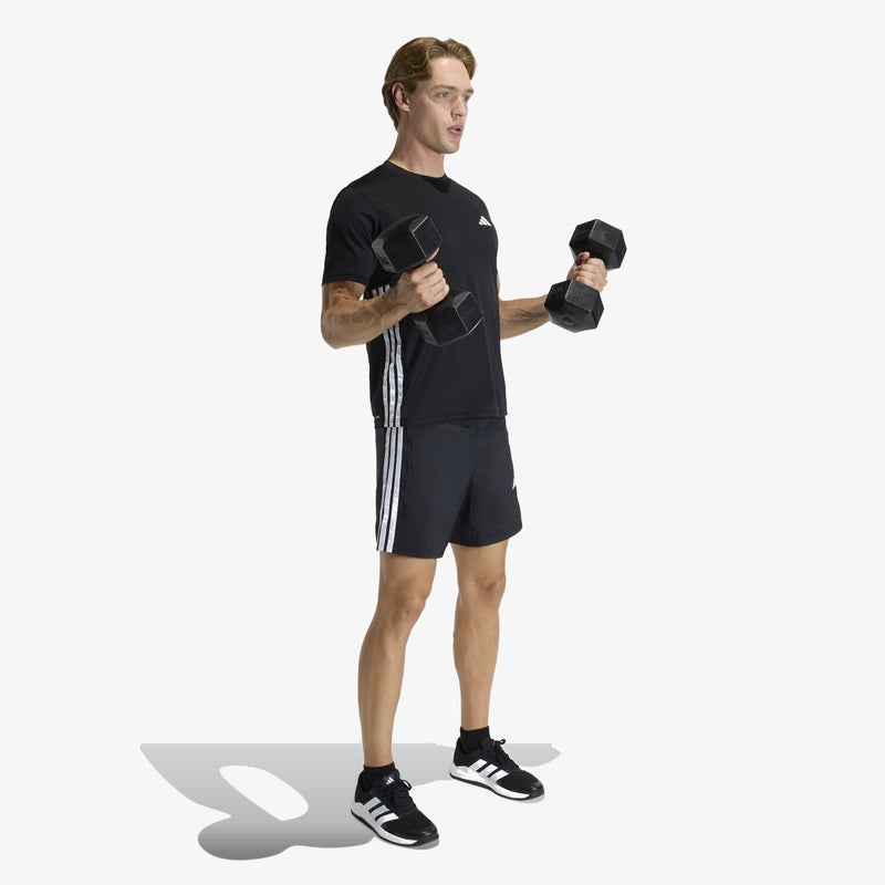 Adidas WORKOUT ESSENTIALS BASE 3 STRIPES WOVEN SHORT - Image 4
