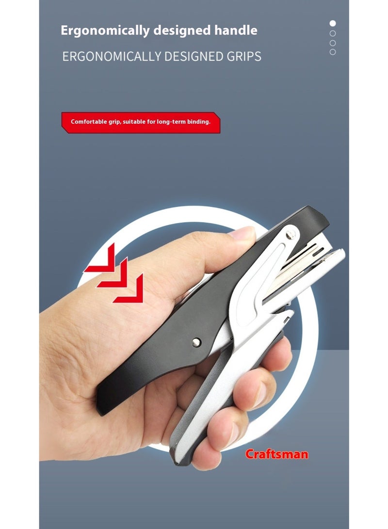 Power-Saving Plier Stapler – Uses #10 Staples, Efficient & Easy Stapling for Home, School & Warehouse (Black) - Image 4