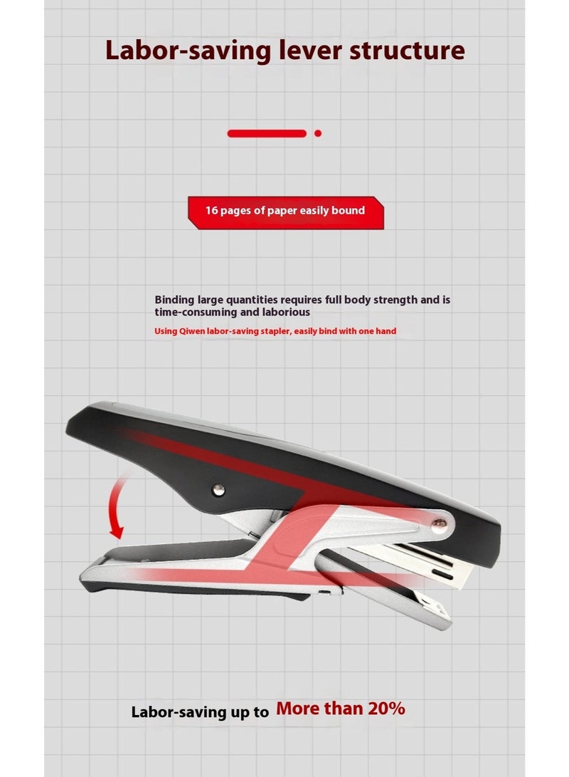 Power-Saving Plier Stapler – Uses #10 Staples, Efficient & Easy Stapling for Home, School & Warehouse (Black) - Image 3