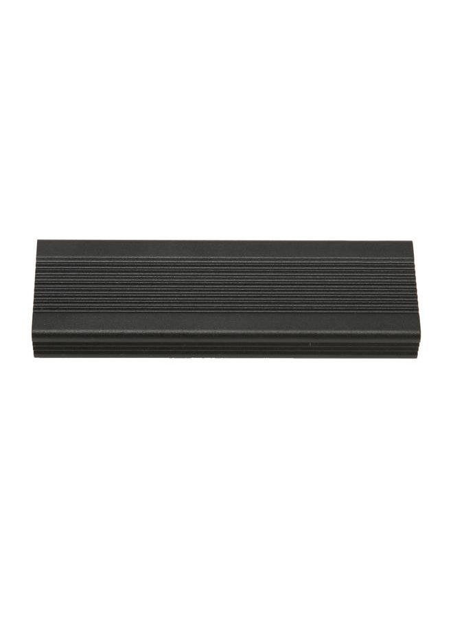 Thoraya - M.2 PCIE NVMe to USB3.1 SSD Aluminum Alloy Solid State Drive Enclosure Type-C Gen2 10Gbps Transmission Interface Black with C/C Cable - Image 1