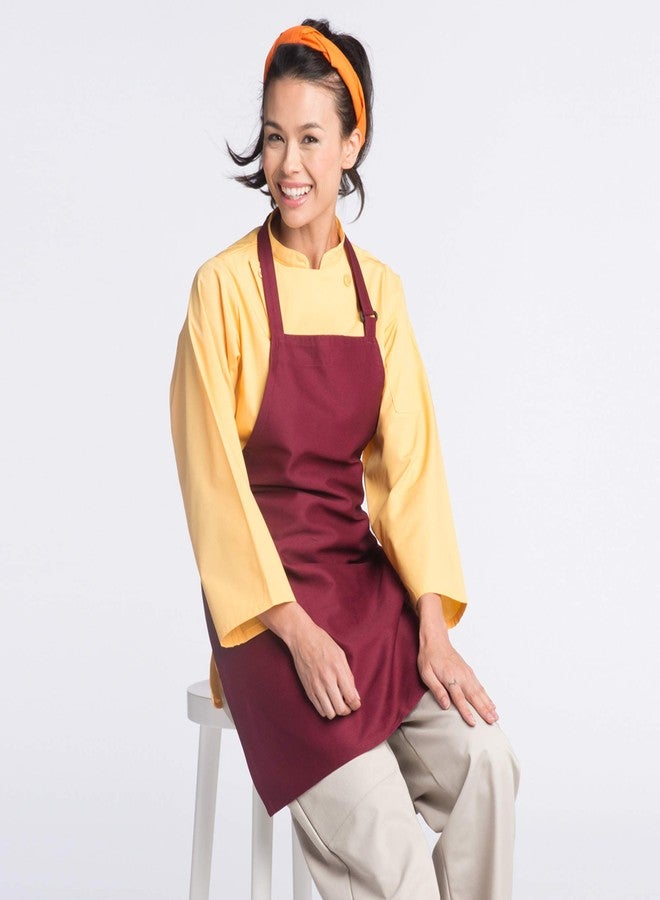 Uncommon Threads مريلة مطعم رجالية قابلة للتعديل من Uncommon Threads، بدون جيوب، لون بني، مقاس واحد أمريكي - Image 4