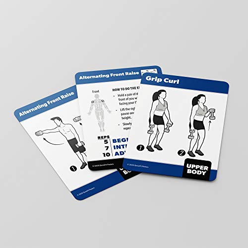 Palace Learning 3 Pack - Dumbbell, Bodyweight & Yoga Pose Exercise Cards - Fitness Workout Playing Cards - Image 5