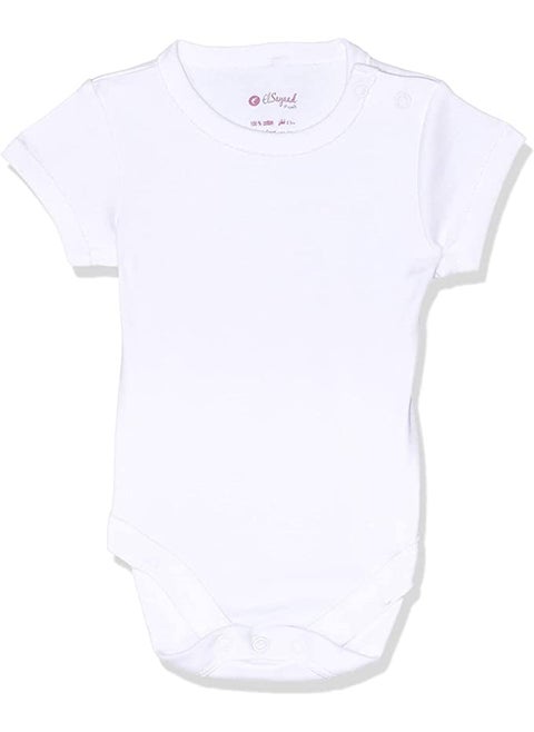 Baby Unisex Half Sleeves Cotton Bodysuit