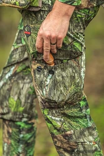 Mossy Oak Camo Lightweight Hunting Pants for Men Camouflage Clothing Small Bottomland - Image 3