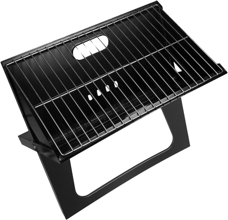 هوم شواية فحم محمولة قابلة للطي المسطحة للاستخدام المنزلي، موديل BD-BBQ-10، مقاس 45×30 سم - Image 1