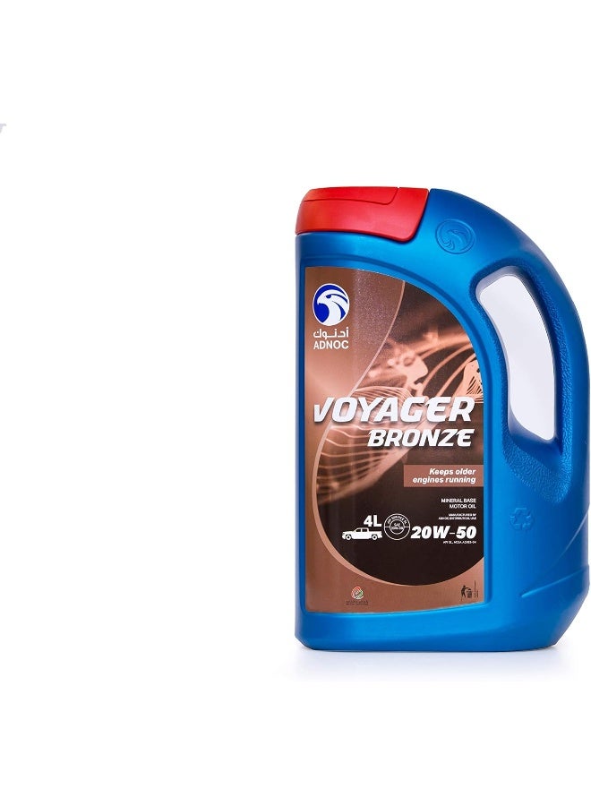 ADNOC Voyager Bronze 20W/50 Sl Engine Oil - Image 1