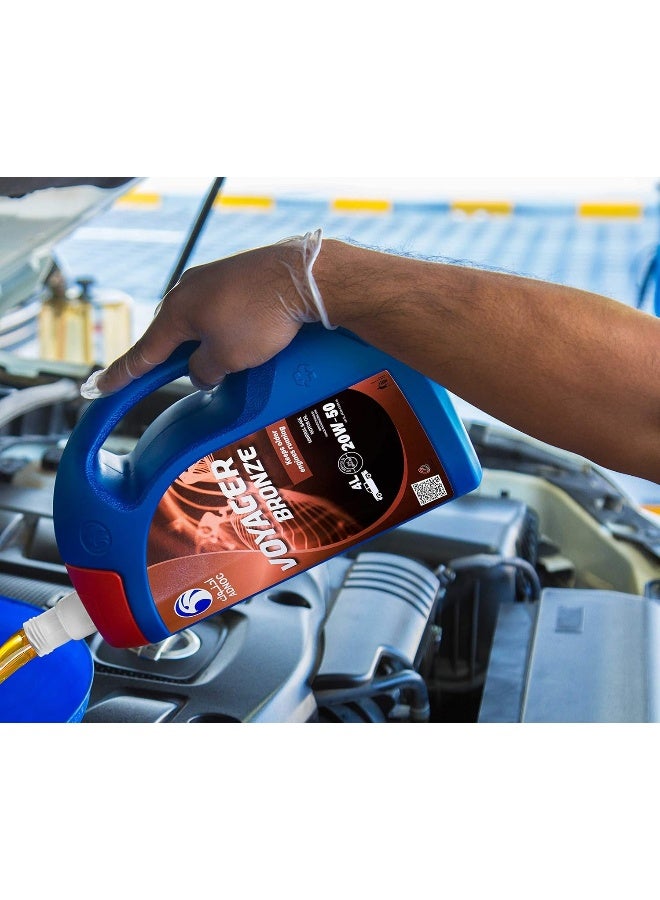 ADNOC Voyager Bronze 20W/50 Sl Engine Oil - Image 4